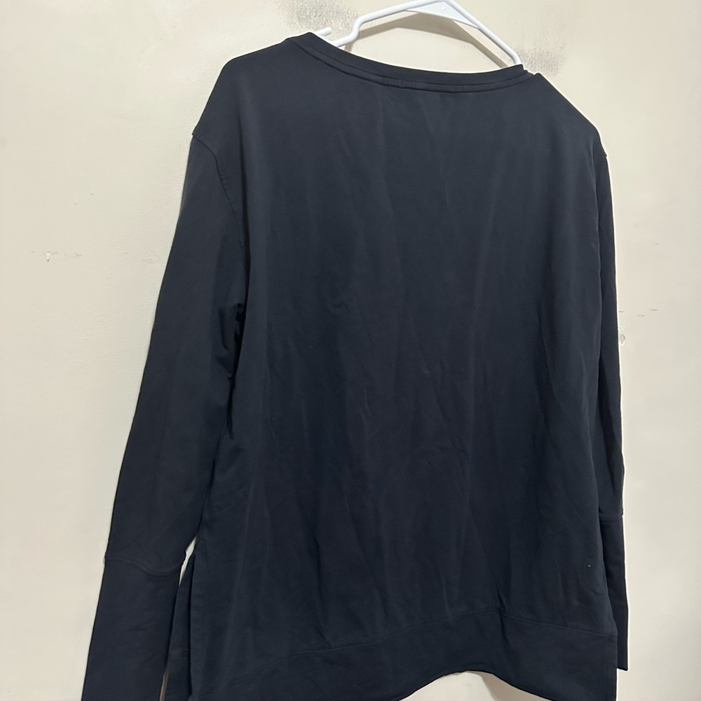 Greyson Women's Navy Long Sleeve Pima Cotton Blend Performance Top Size Small - Picture 15 of 15
